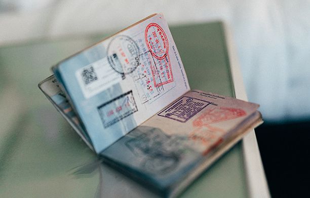 passport with visa