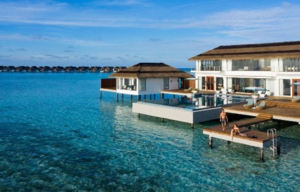 a private resort lakeside villa