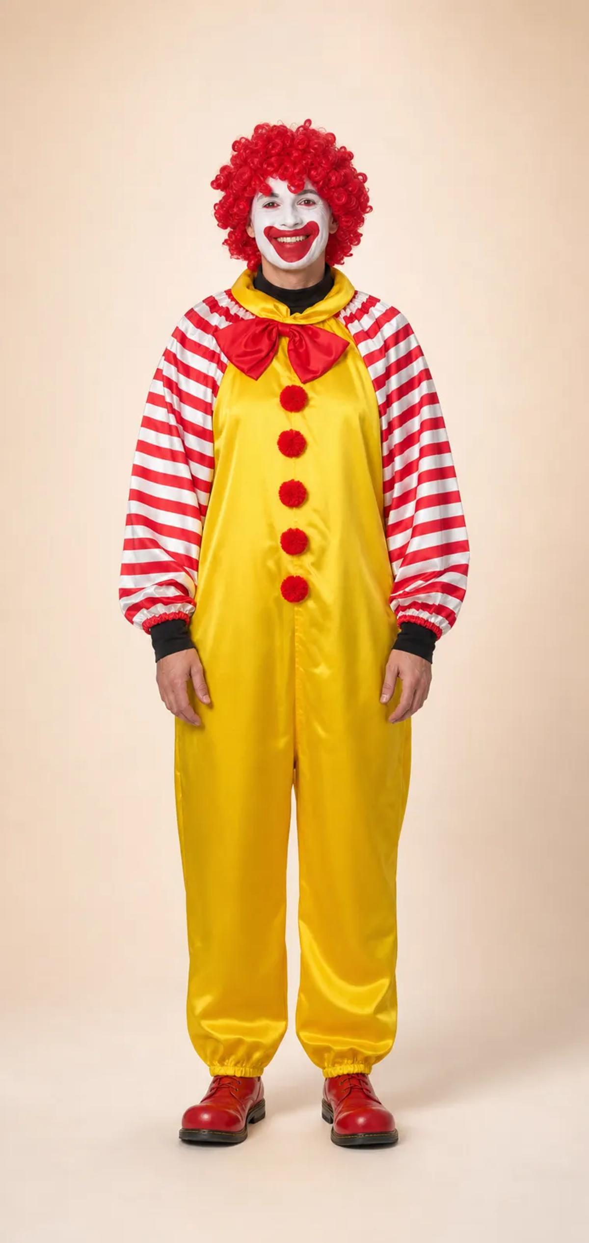 McDonald-Kostüm aus dem Kostümbestand der Hilarikleiderbörse