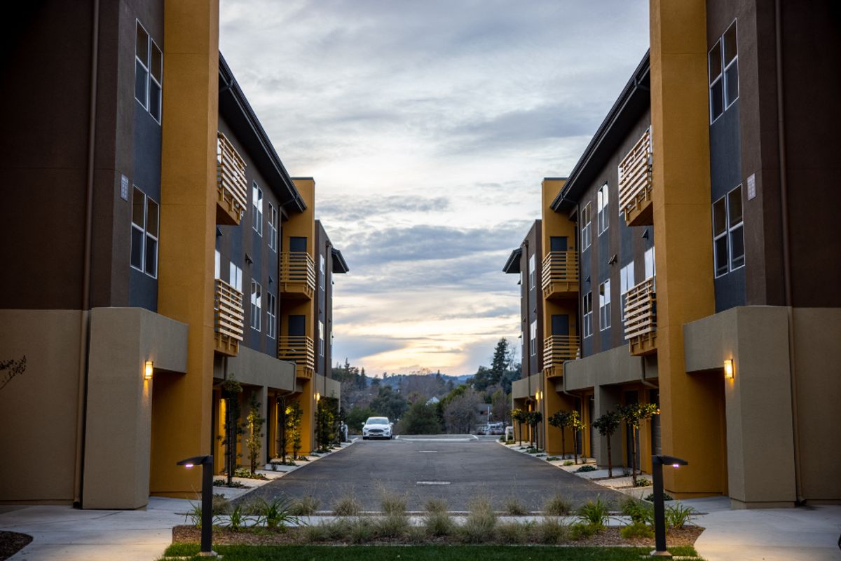 Résidence de logements locatifs détenus par une société familiale