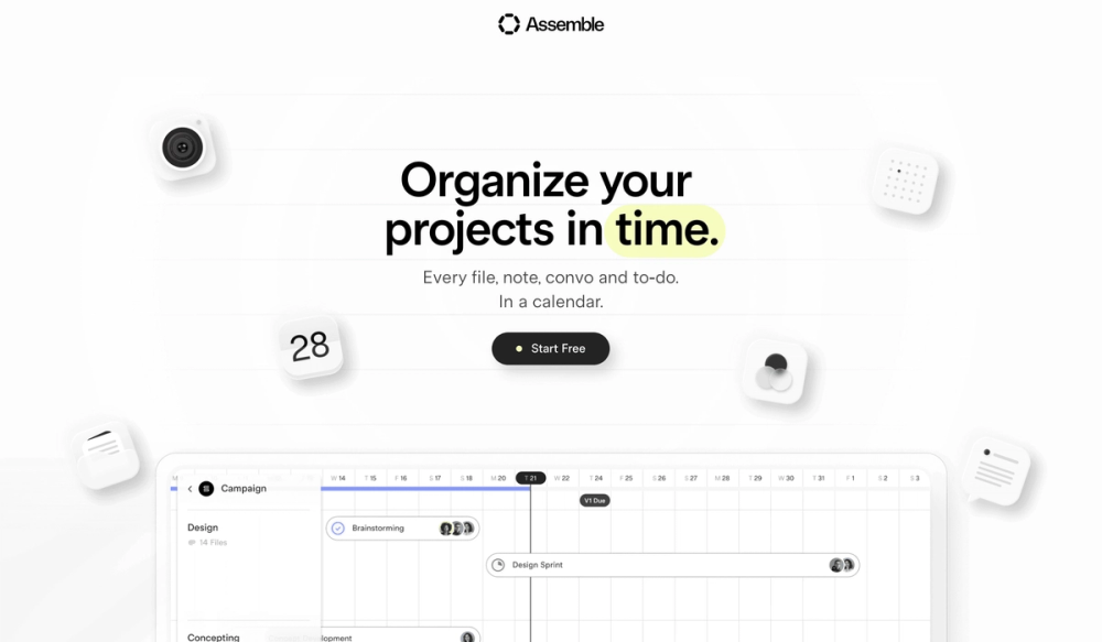 Screenshot of onassemble.com