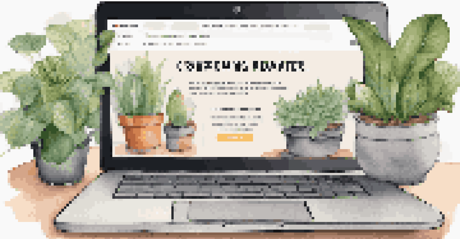 A laptop screen displaying a crowdfunding campaign page with a project image and funding goal, set in a cozy workspace.