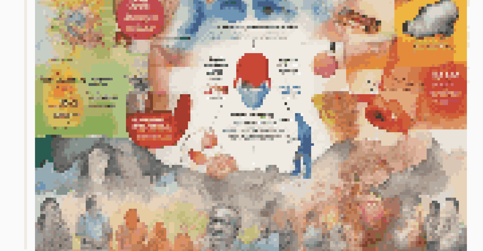A public health campaign poster highlighting the dangers of smoking with bold graphics and infographics.
