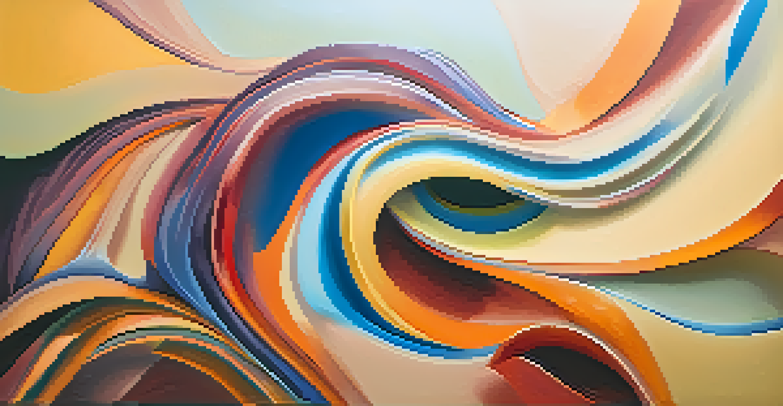 An abstract art piece representing a sacred body, with vibrant colors and fluid shapes symbolizing spiritual energy.