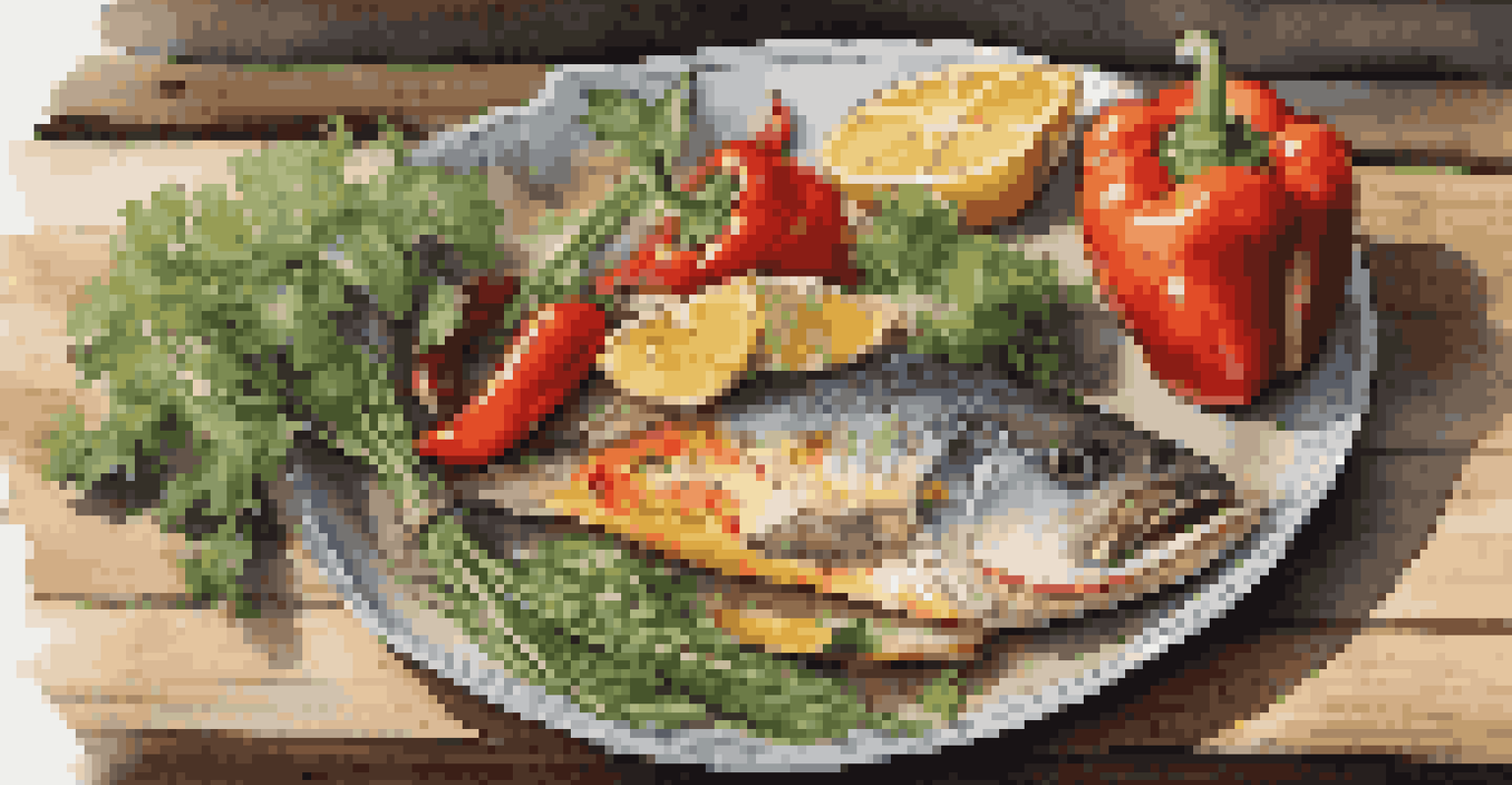 A colorful and visually appealing plate of food featuring vibrant ingredients.
