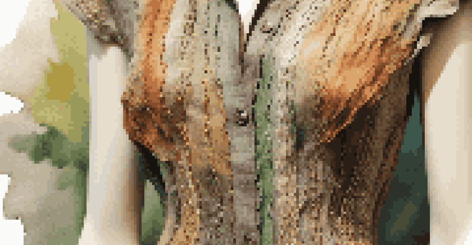 A close-up of a sustainable fashion garment made from recycled materials, showcasing intricate textures and earthy tones.