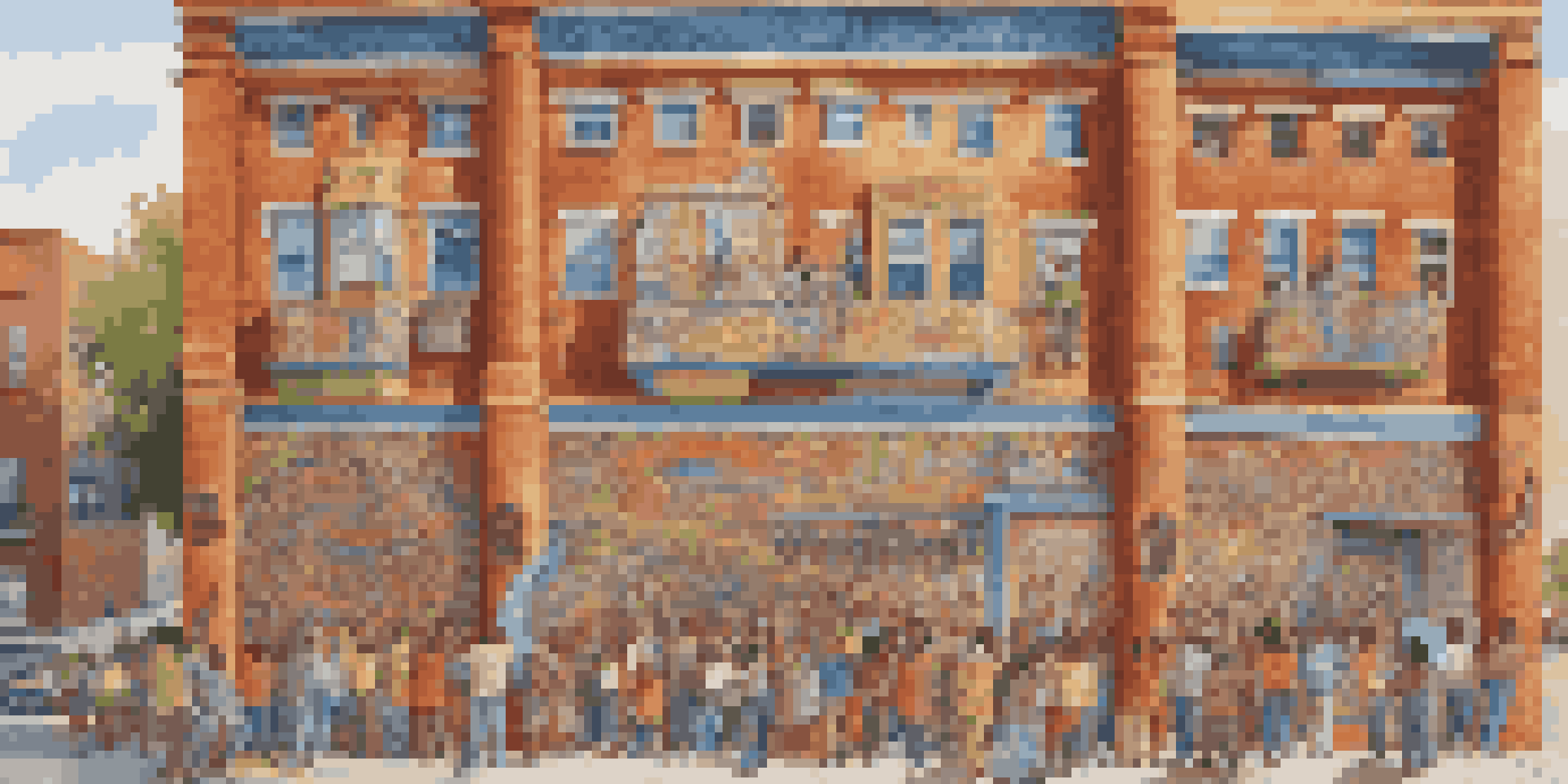 A colorful mural illustrating a diverse community participating in artistic activities, with bright colors and intricate details.