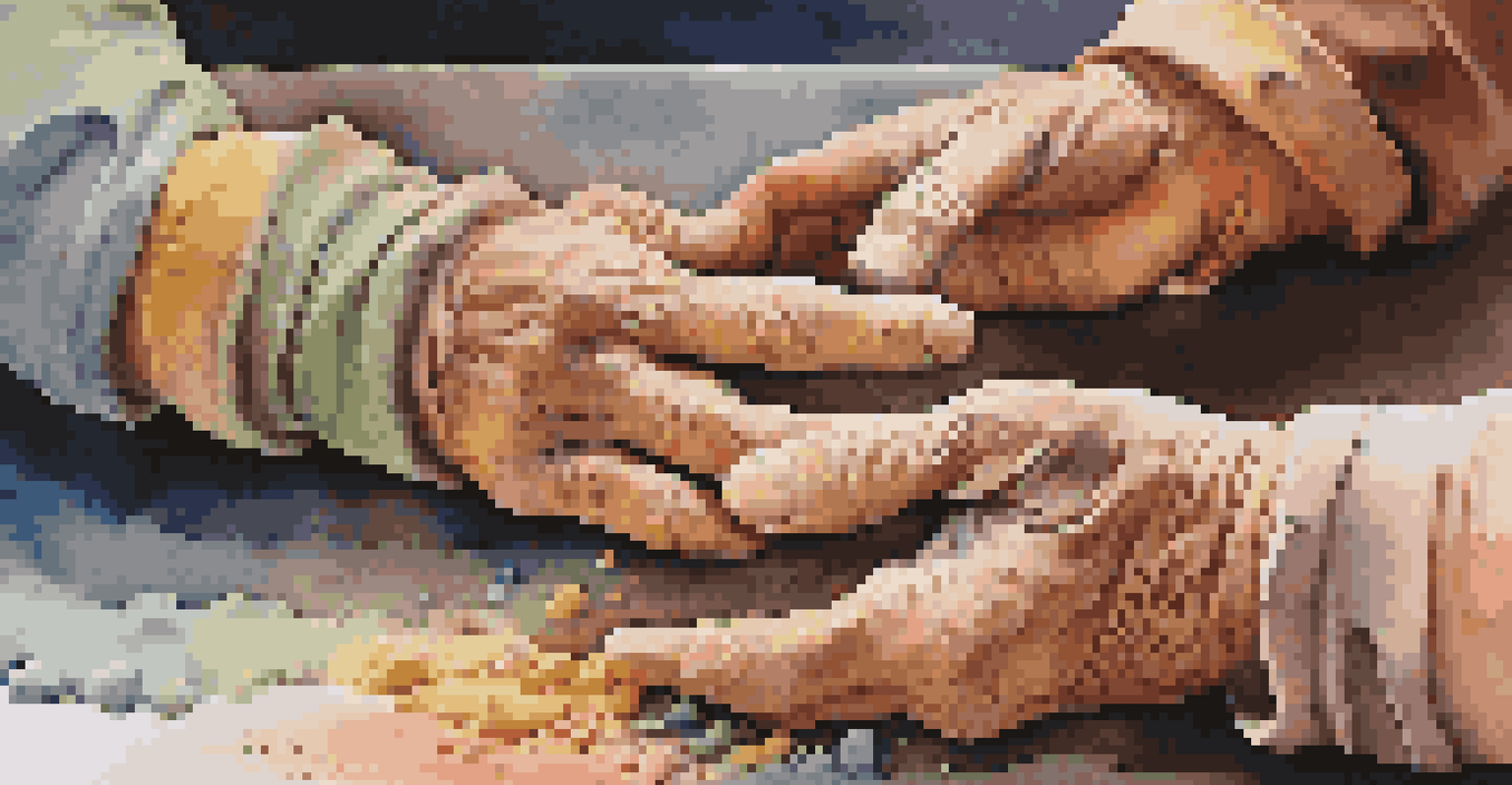 Close-up of hands shaping colorful clay into intricate sculptures, highlighting the texture and creativity involved in the artistic process.