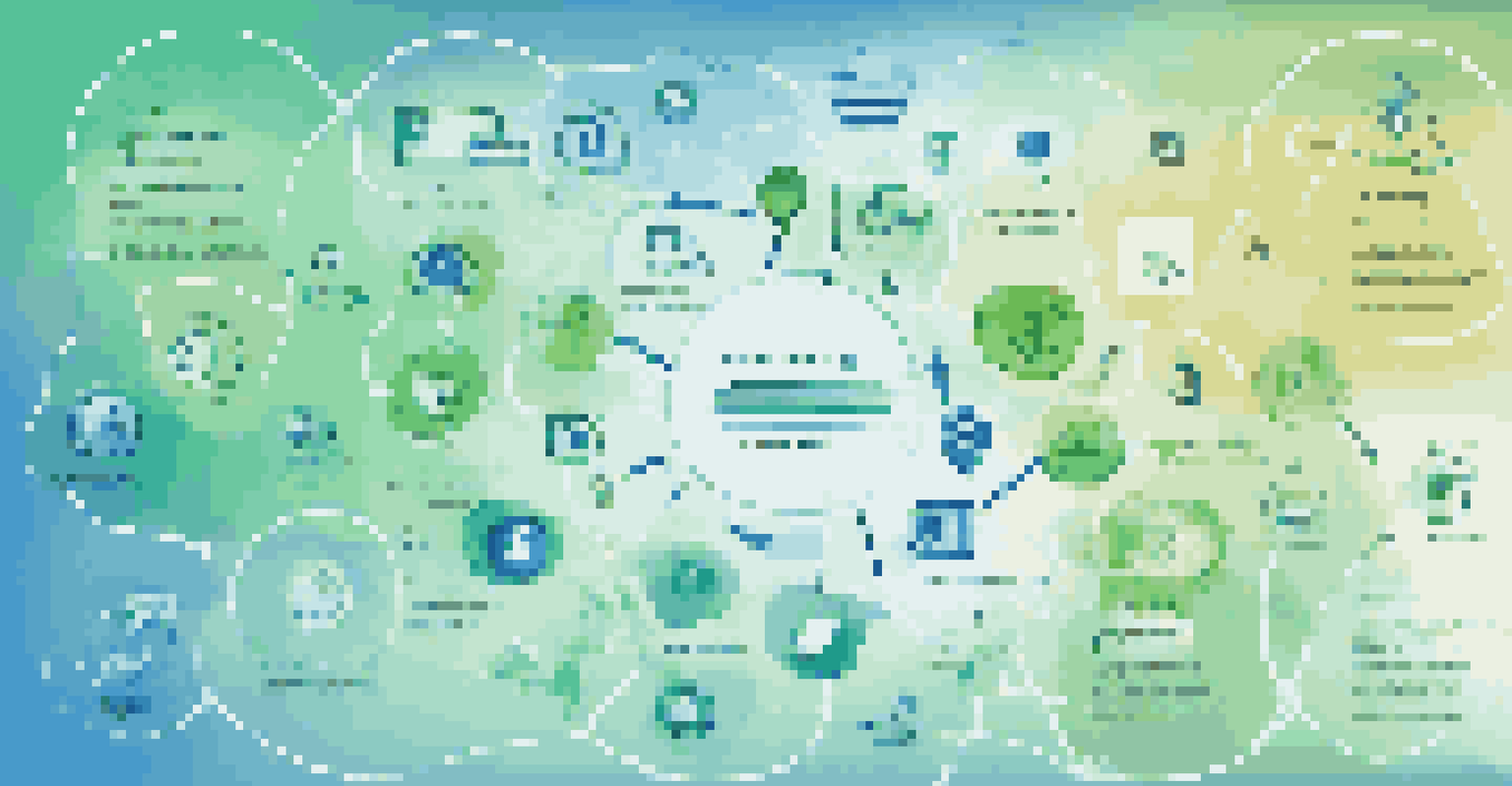 An infographic showing interconnected icons for different media platforms related to transmedia storytelling.