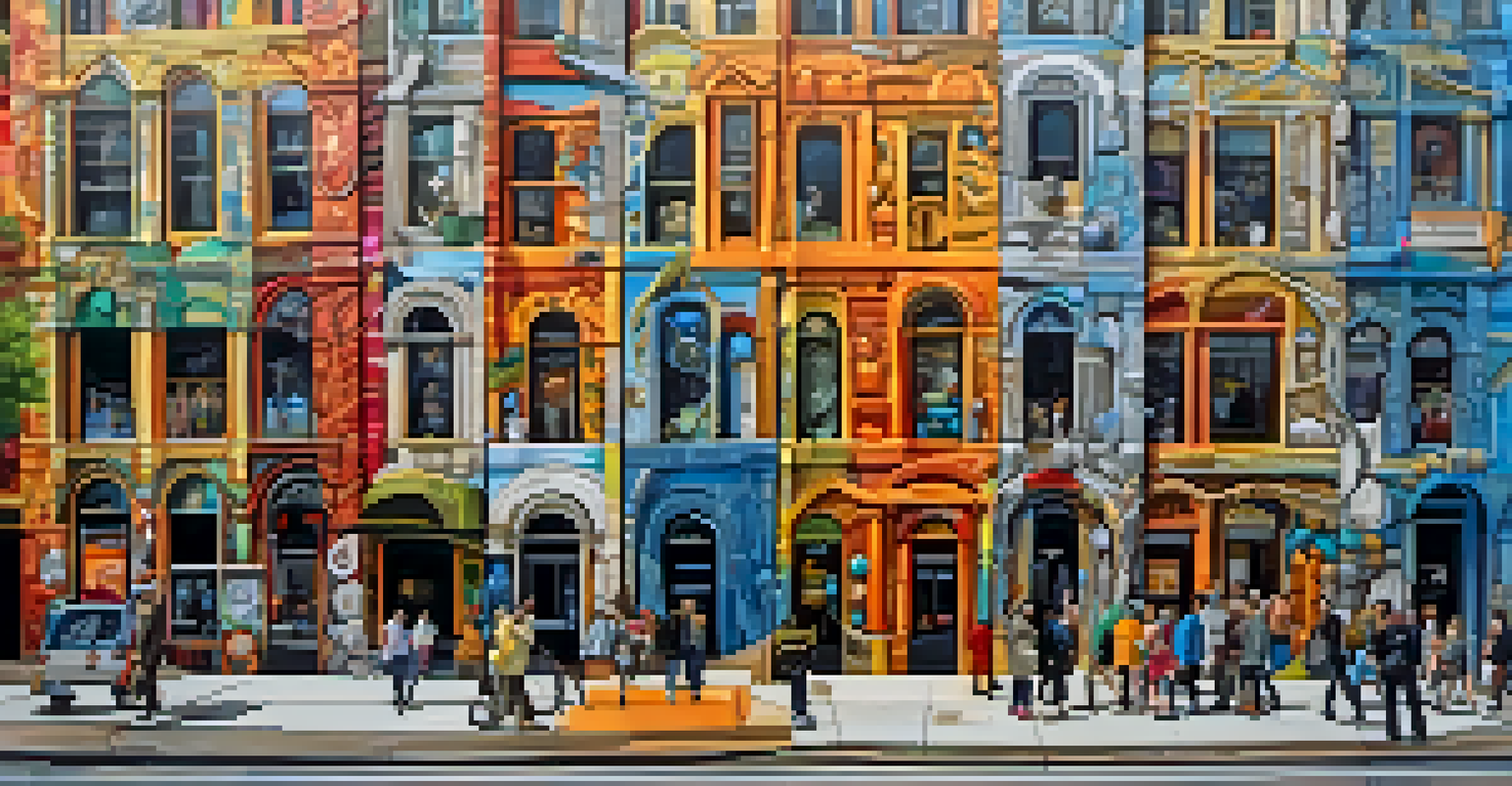 A detailed view of a public art installation made from recycled materials in an urban setting.