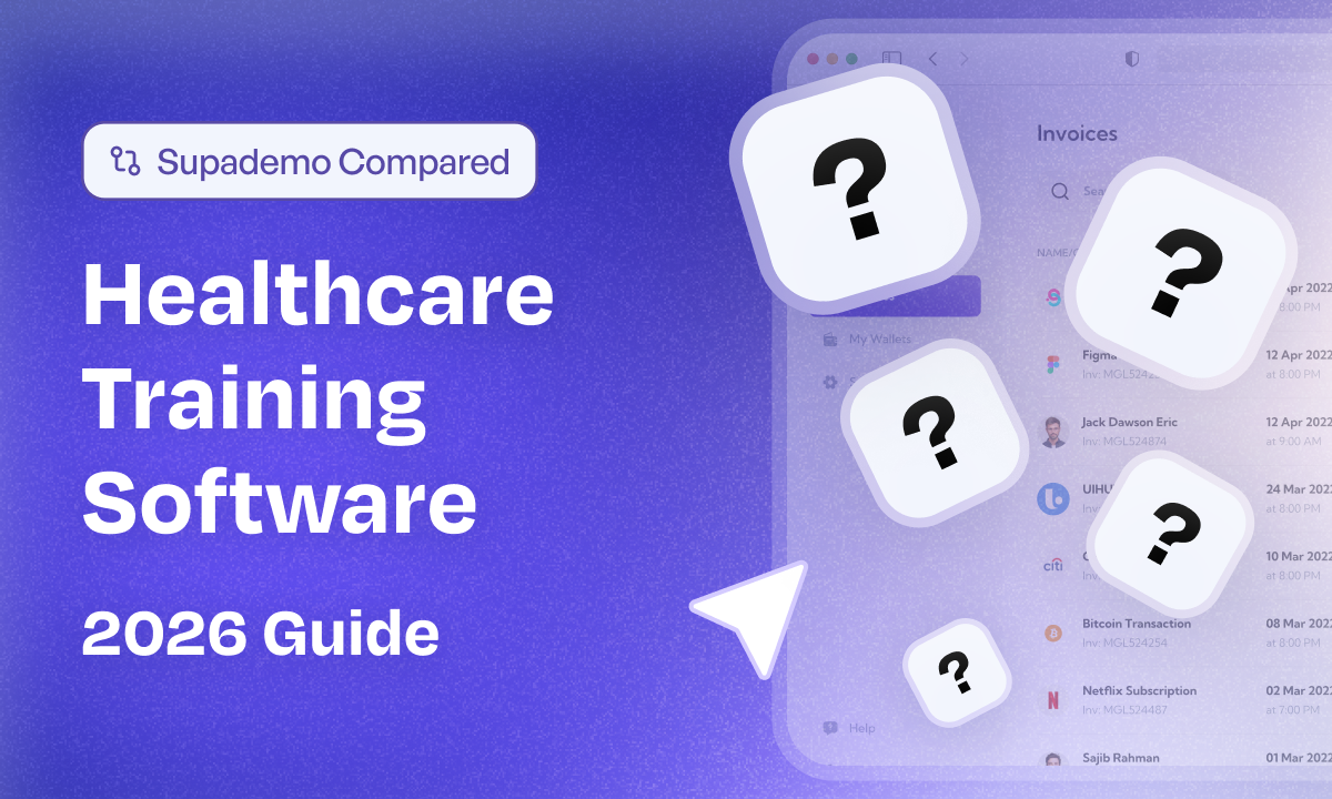 13 Best Healthcare Training Software in 2026 | Supademo Blog