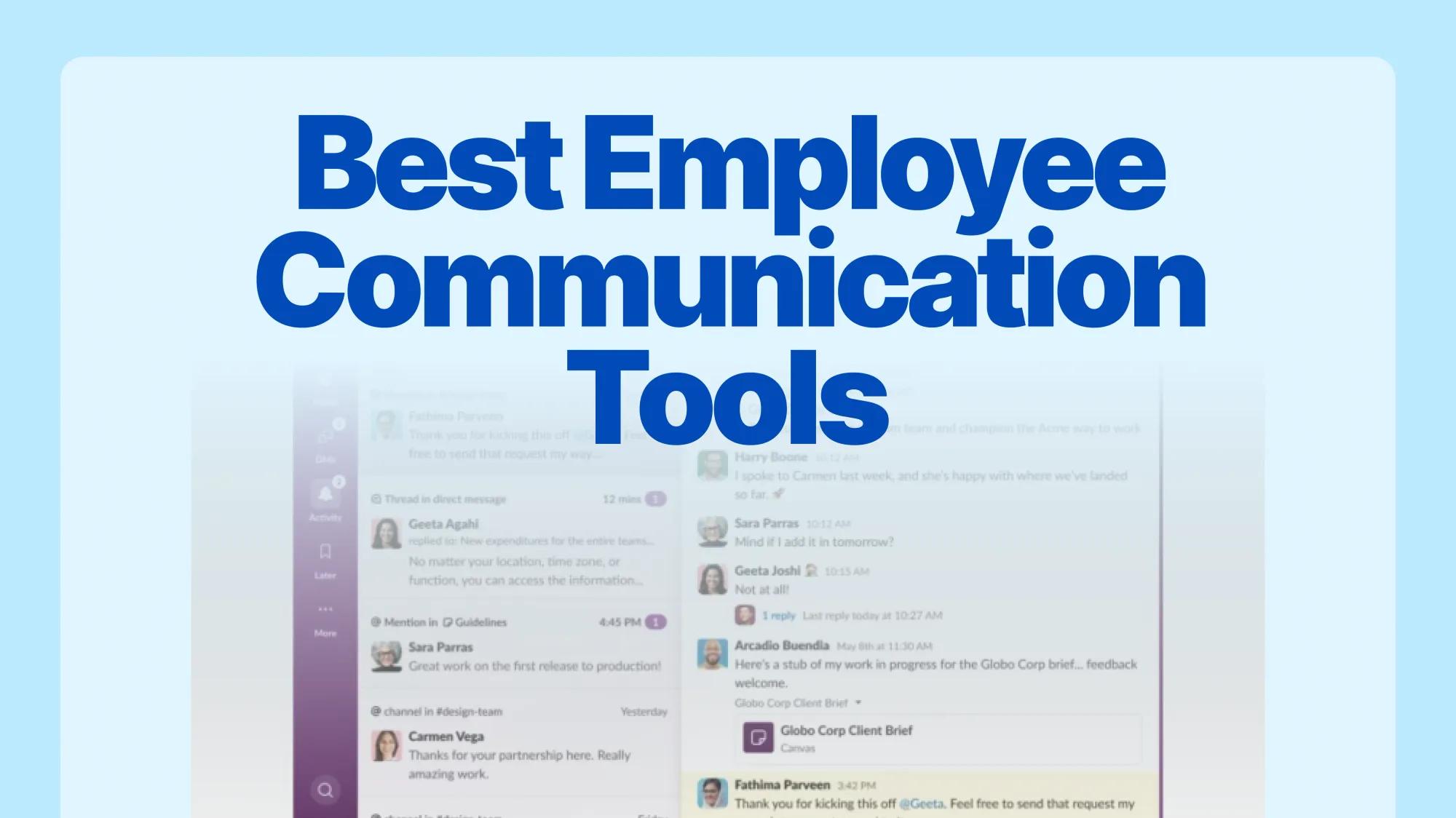 Top 20 Employee Communication Tools in 2026 | Supademo Blog