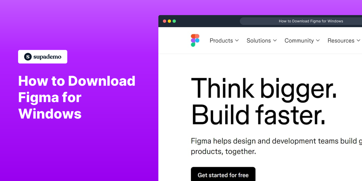 How to Download Figma for Windows | Supademo Blog