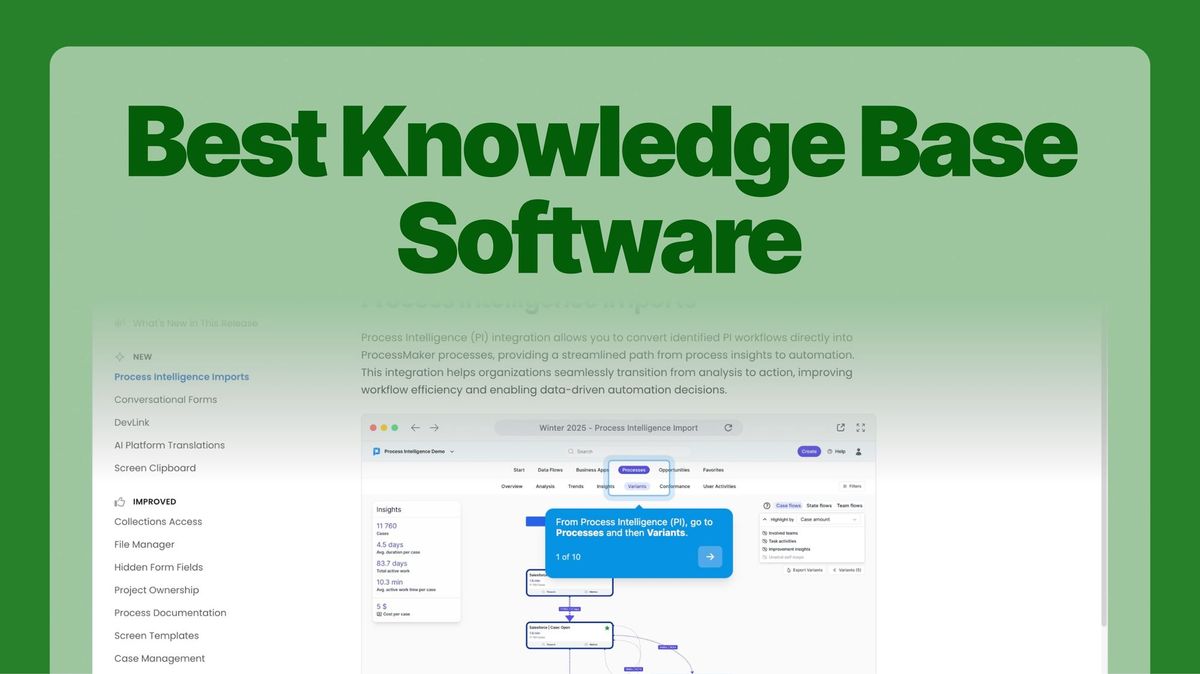 🏆 10+ Best Knowledge Base Software Reviewed: 2026 Guide | Supademo Blog