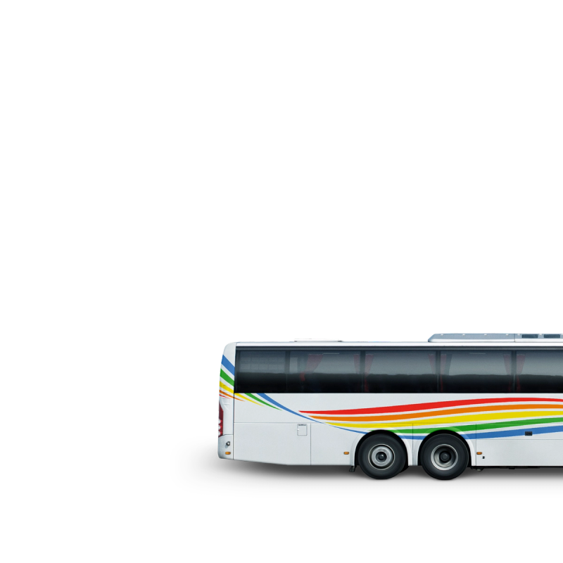 Vy flygbussarna Airport Coaches half bus illustration