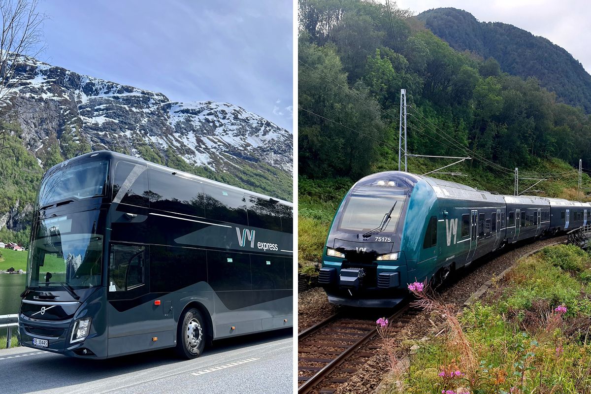 Travel between Trondheim and Oslo by bus and train | vy.no