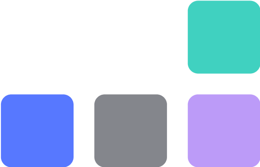A color palette included in Annotell's brand.