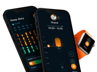 Mobile and watch with sleep cycle kids interface