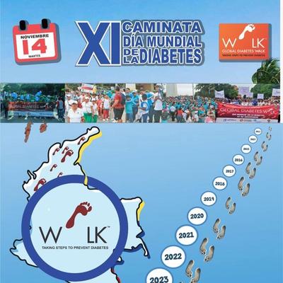 X CAMINATA POR LA DIABETES, GVN REGIÓN CARIBE COLOMBIA
