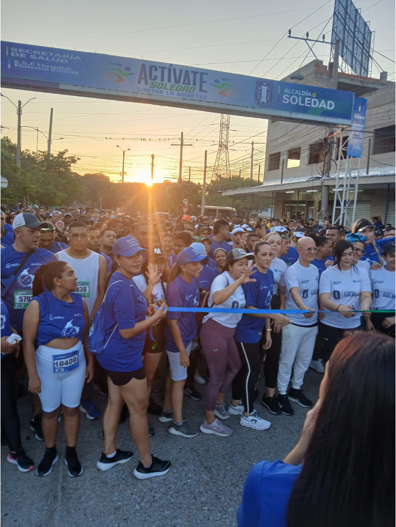 Movilizamos más de 10,000 personas para promover la prevención y el manejo de la diabetes en el país.