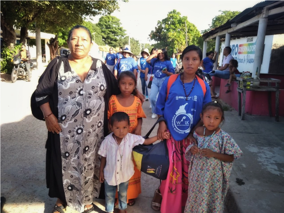 Más de 500 personas participaron en la caminata de Carraipía, Maicao