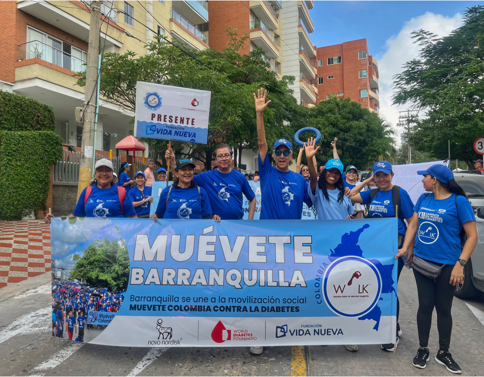 La 13ª Caminata del Día Mundial de la Diabetes reunió a 4,000 personas en el Parque Sagrado Corazón.