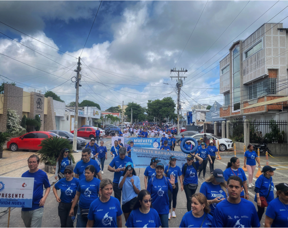La 13ª Caminata del Día Mundial de la Diabetes reunió a 4,000 personas en el Parque Sagrado Corazón