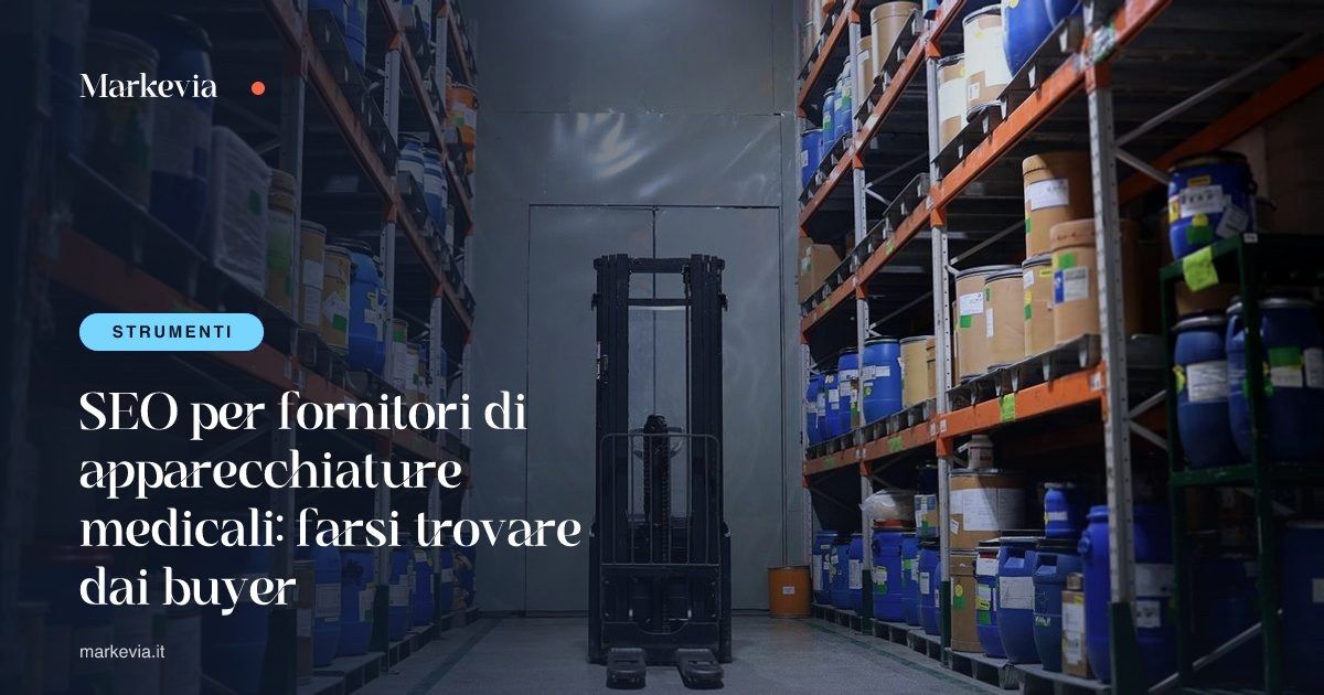 SEO per fornitori di apparecchiature medicali: farsi trovare dai buyer
