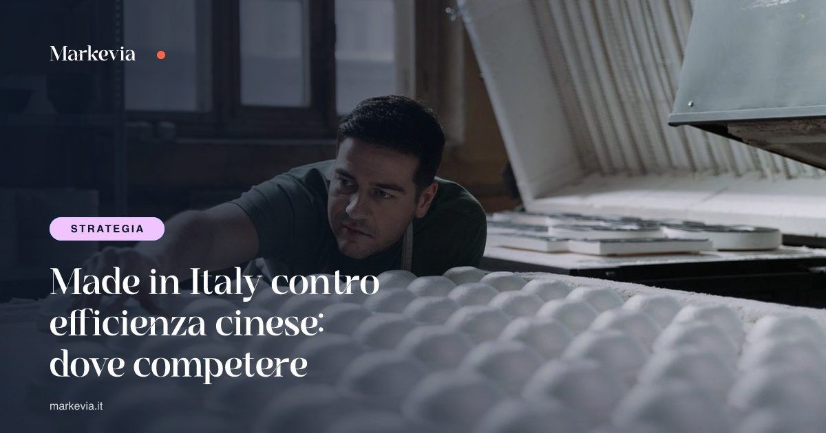 Made in Italy contro efficienza cinese: dove competere
