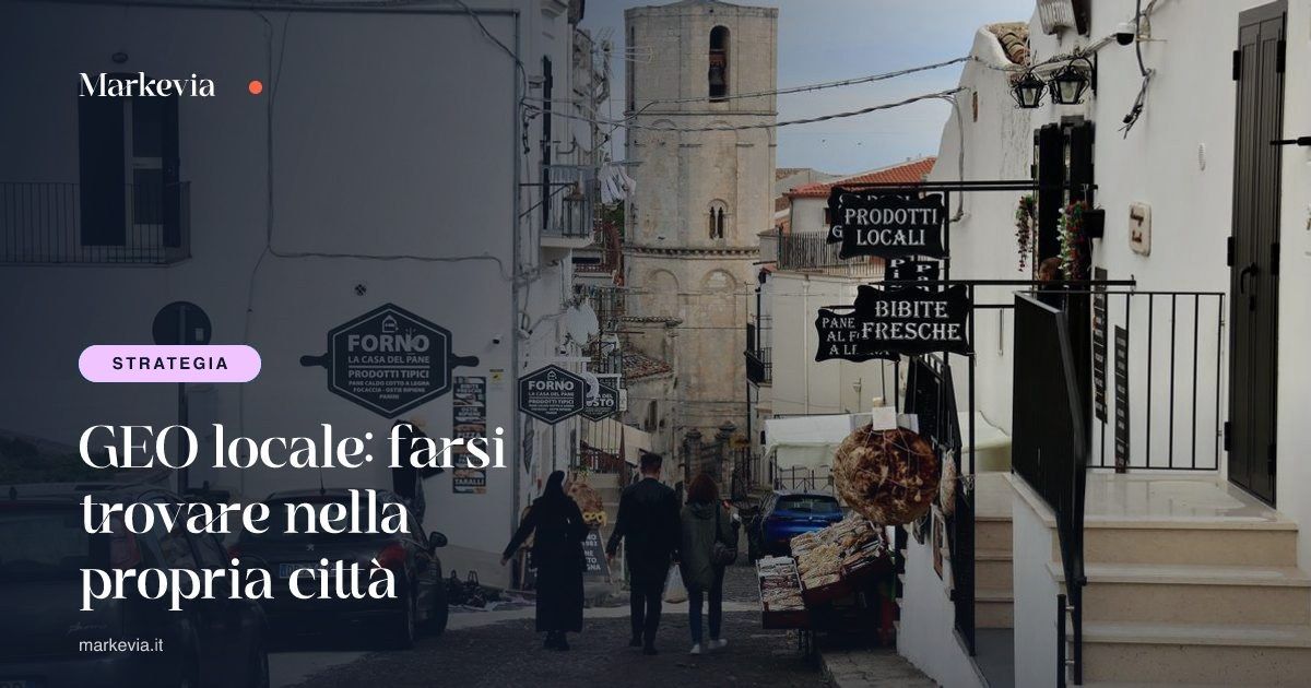 GEO locale: farsi trovare nella propria città