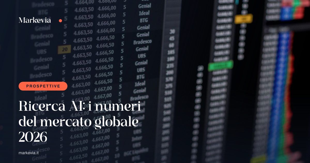Ricerca AI: i numeri del mercato globale 2026