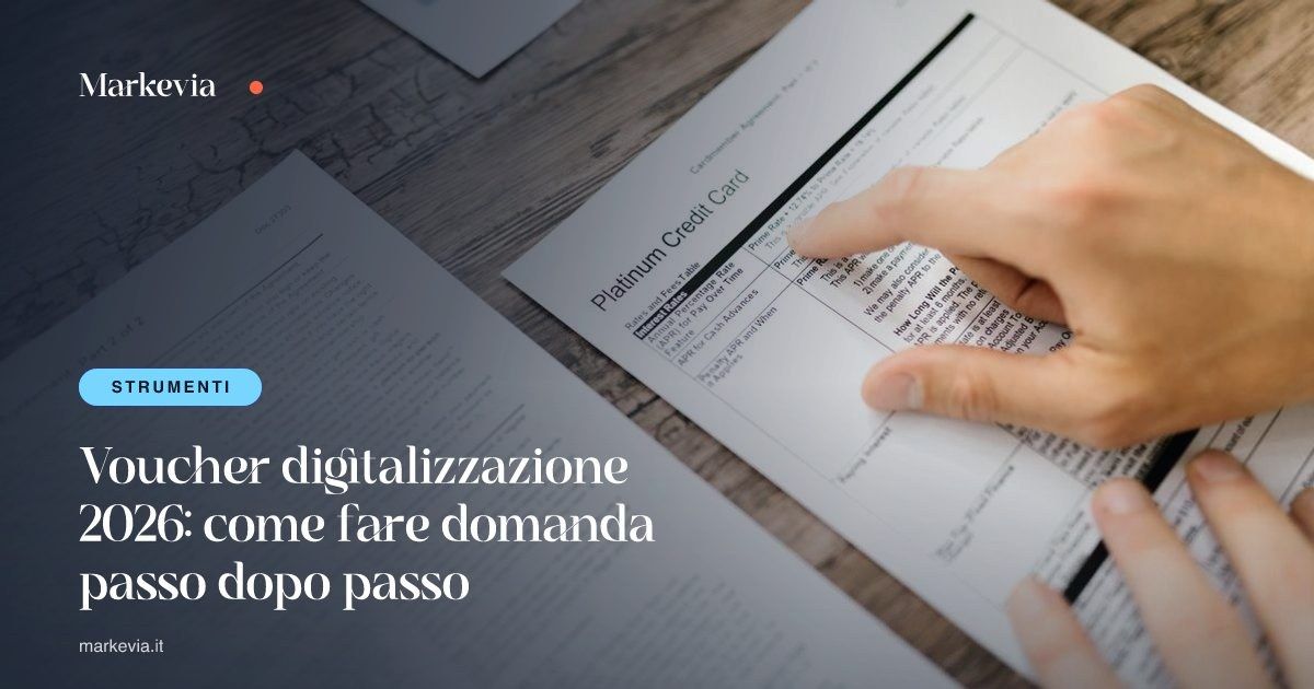 Voucher digitalizzazione 2026: come fare domanda passo dopo passo