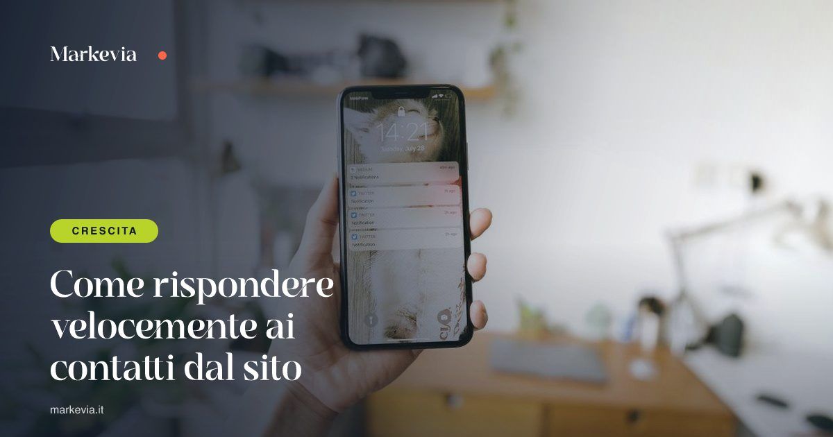 Come rispondere velocemente ai contatti dal sito