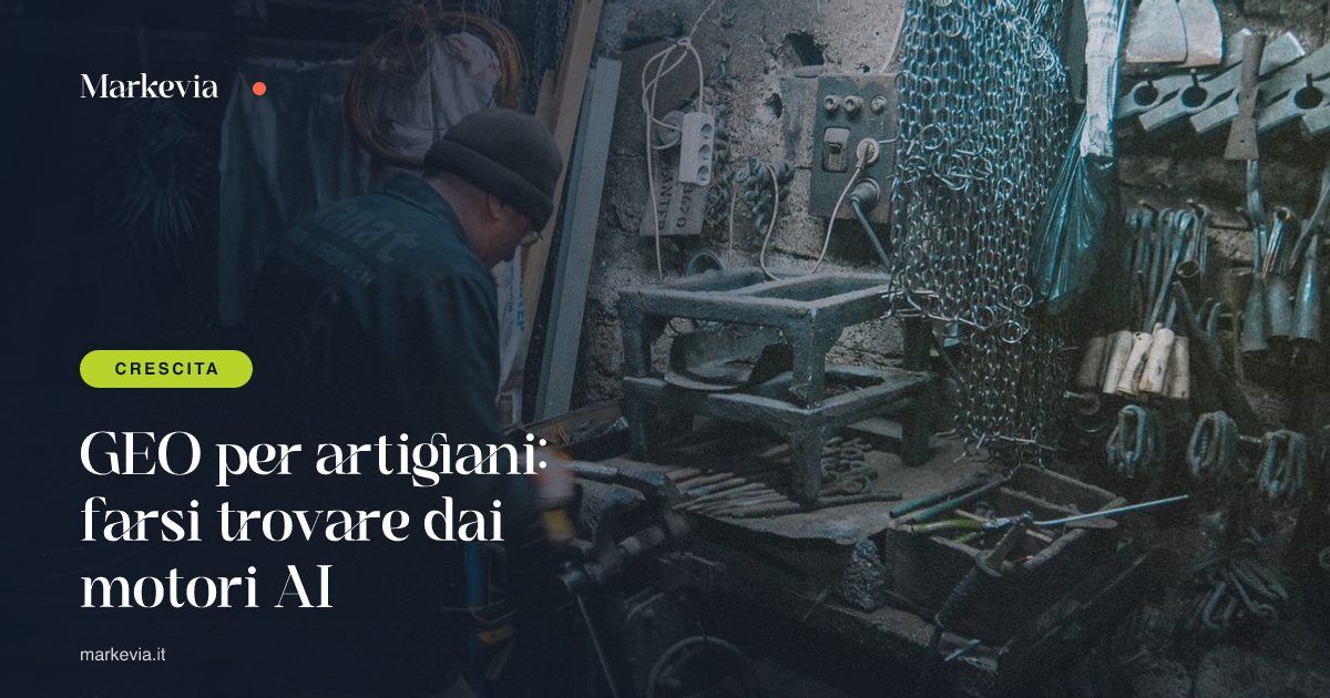 GEO per artigiani: farsi trovare dai motori AI