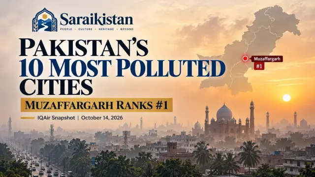 Pakistan's 10 Most Polluted Cities: Muzaffargarh Tops IQAir Ranking