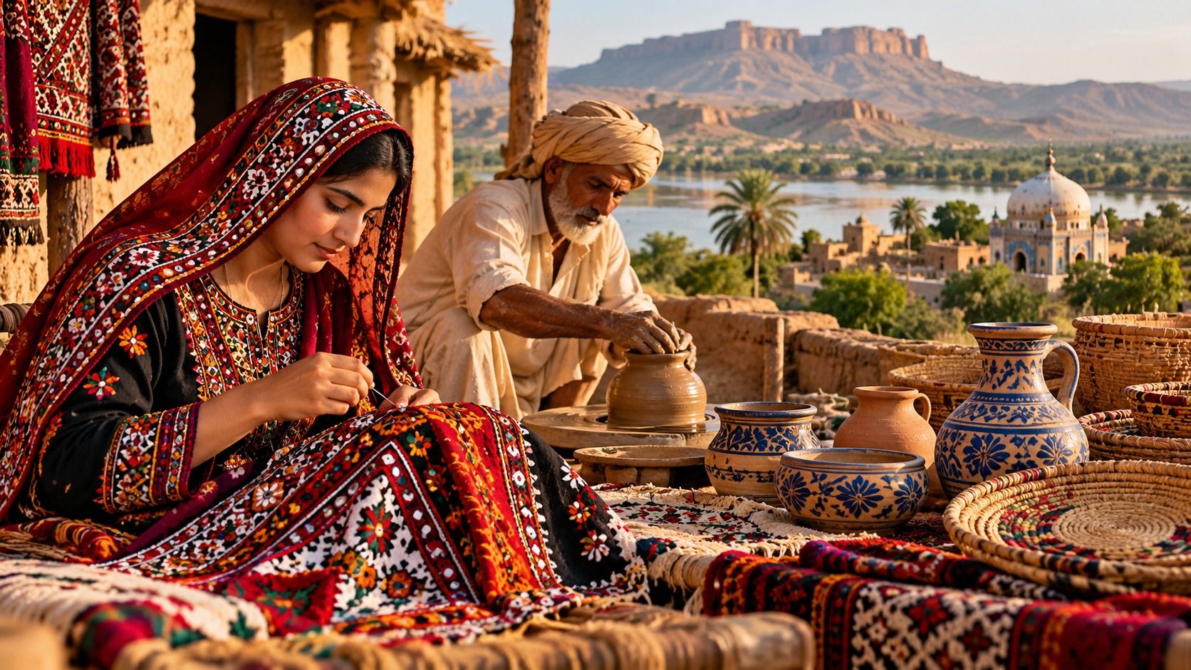 The Living Crafts of Saraikistan: Threads, Clay and Tradition