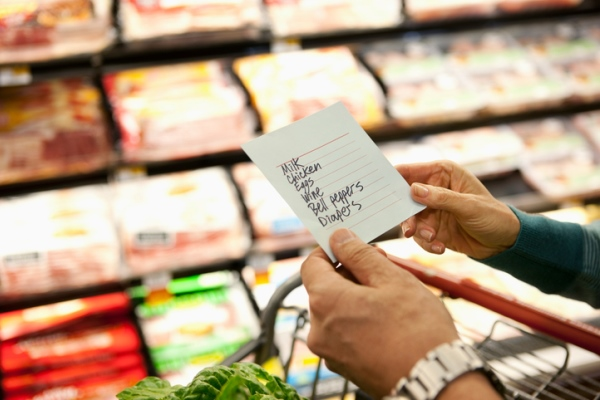 Stick to a Shopping List