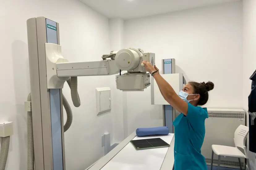 La sala de radiología de Clínica Albareda