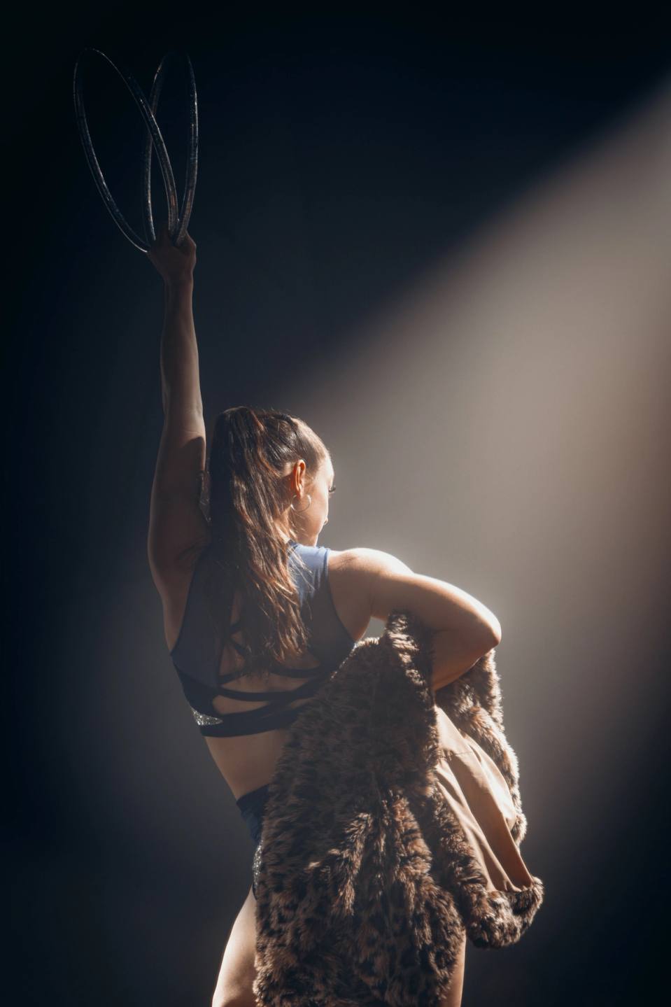 female dancer posing