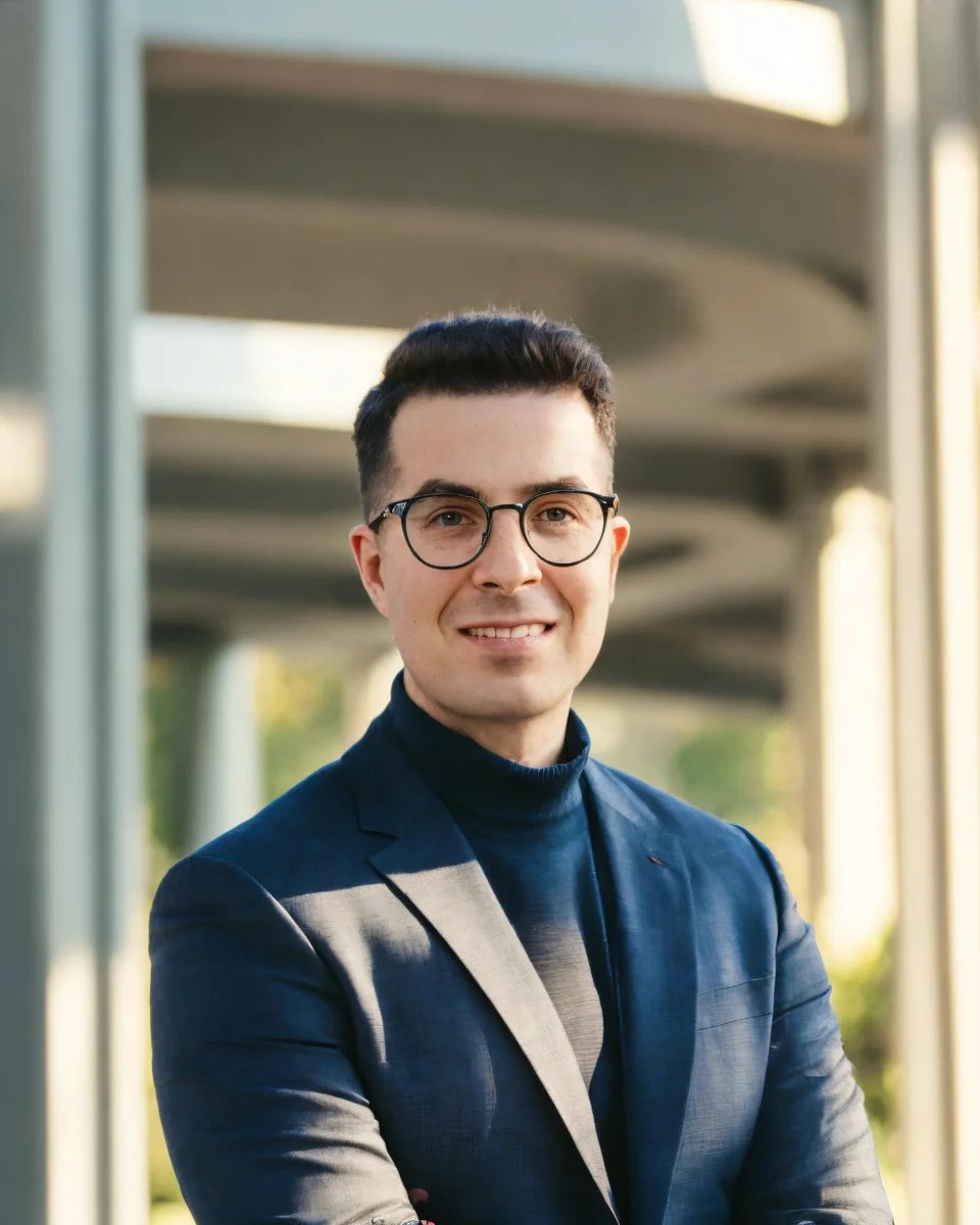 Portrait of Dr Hamed (Harvey) Shahnam.