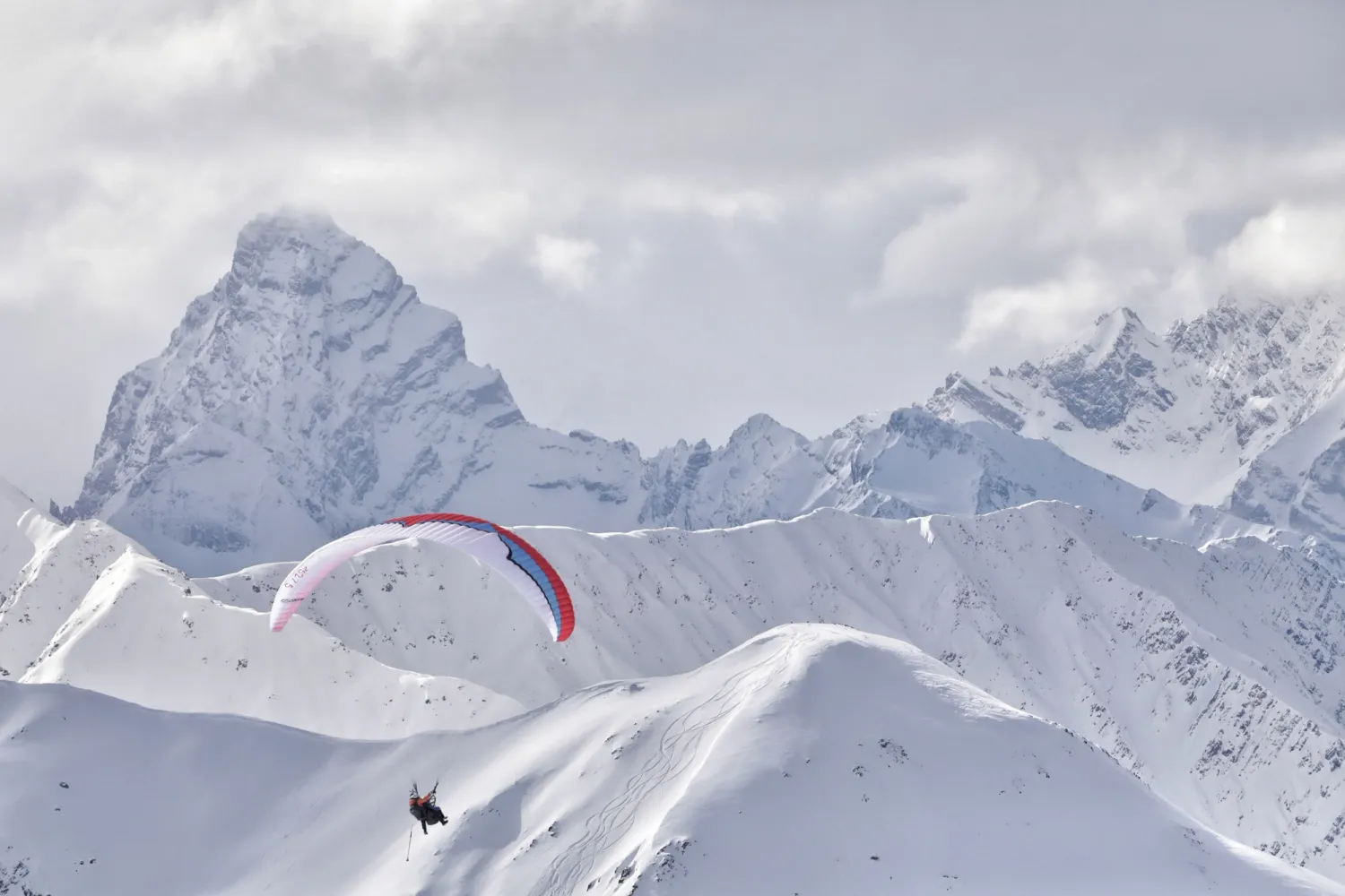 paraglyding winter