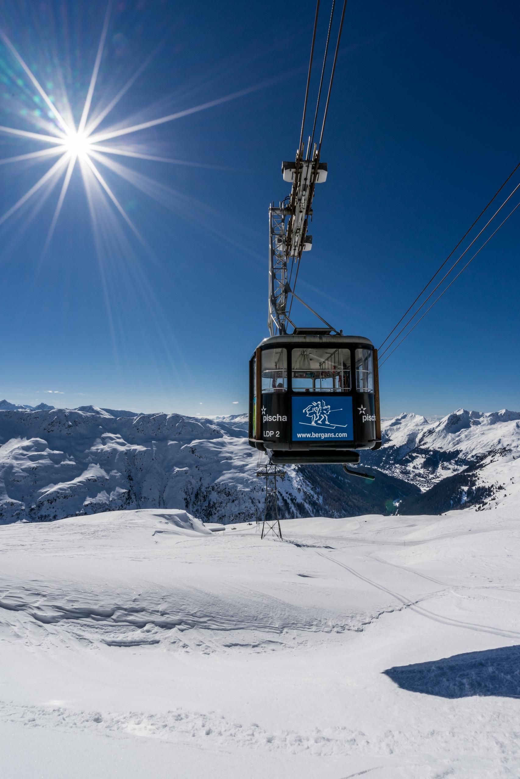 Bergbahn Pischa im Winter