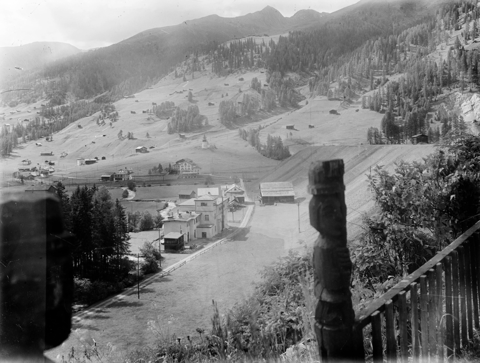 Blick auf den Wildboden von Ernst Ludwig Kirchners Wohnhaus