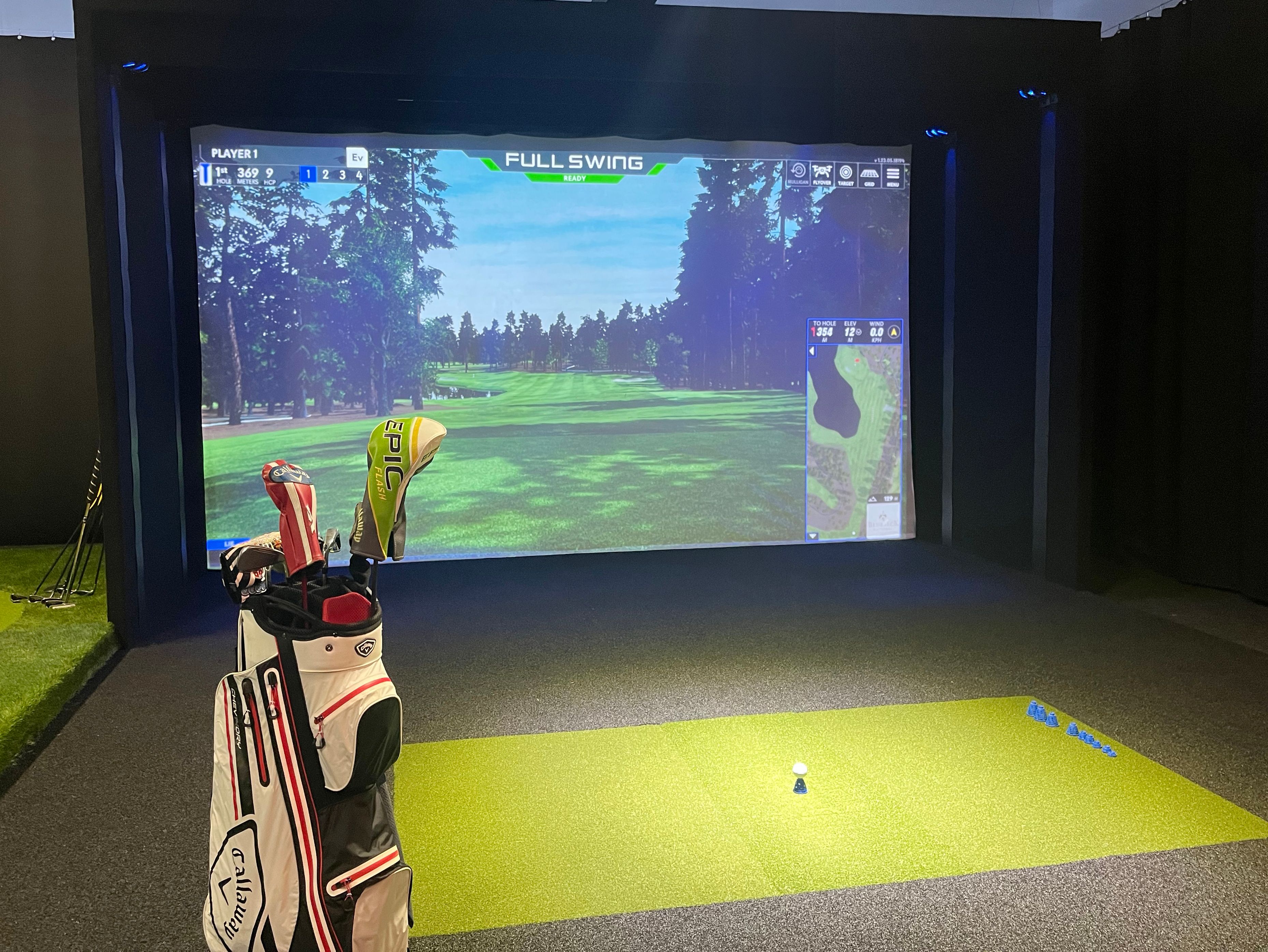 Golf, Indoor, Klosters, Golfspielen im Winter
