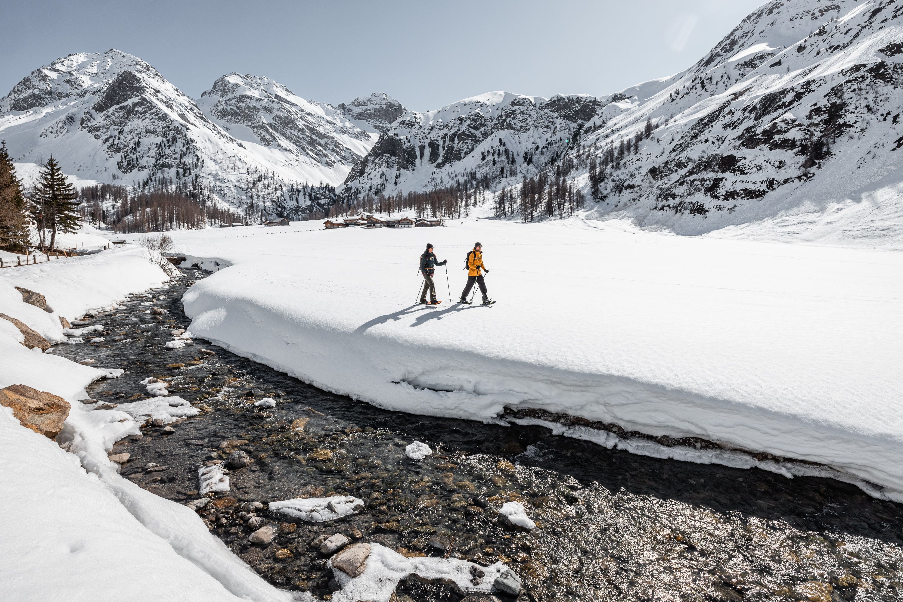Schneeschuhwandern in Davos Klosters