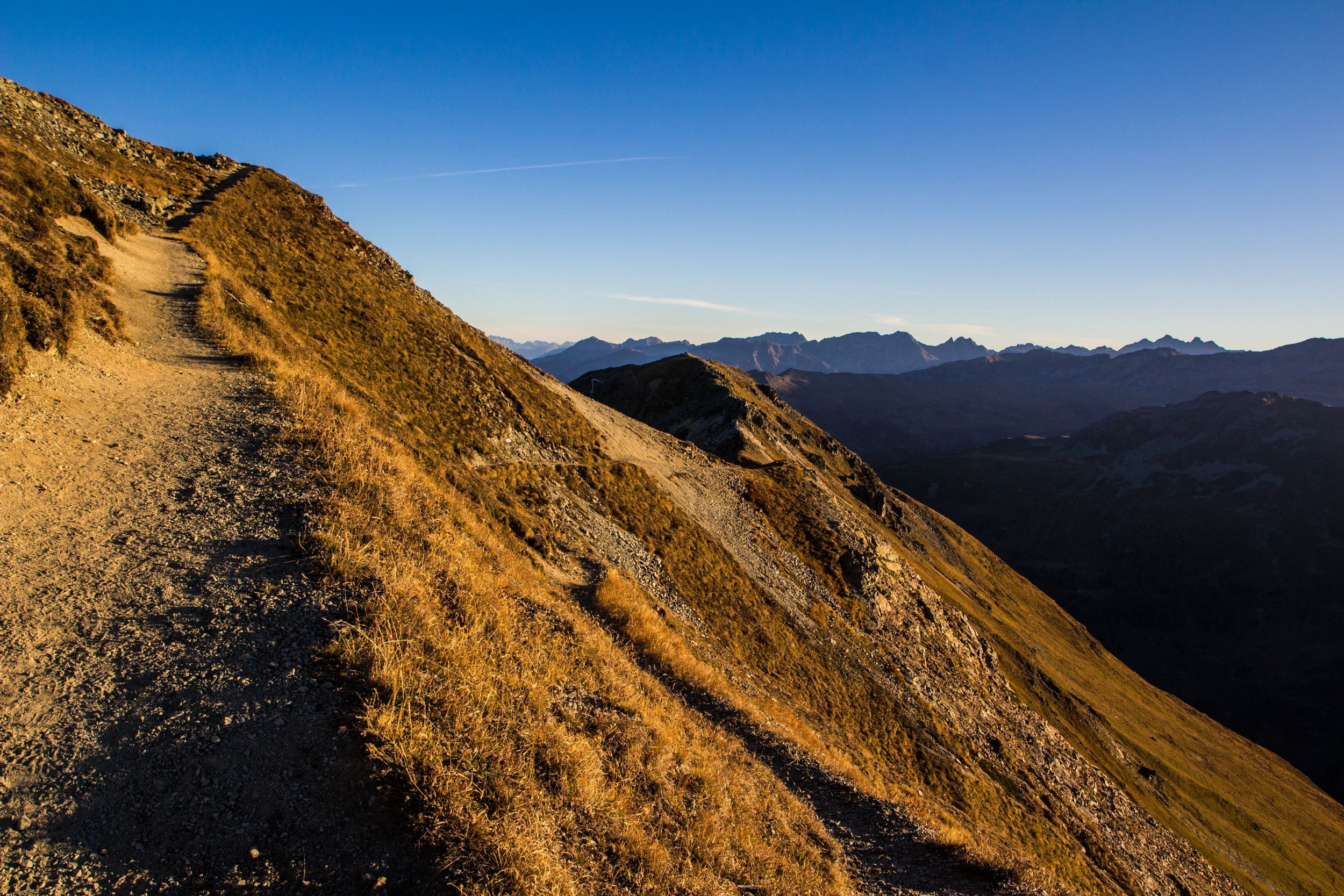 Jakobshorn Wandern Berge Sommer