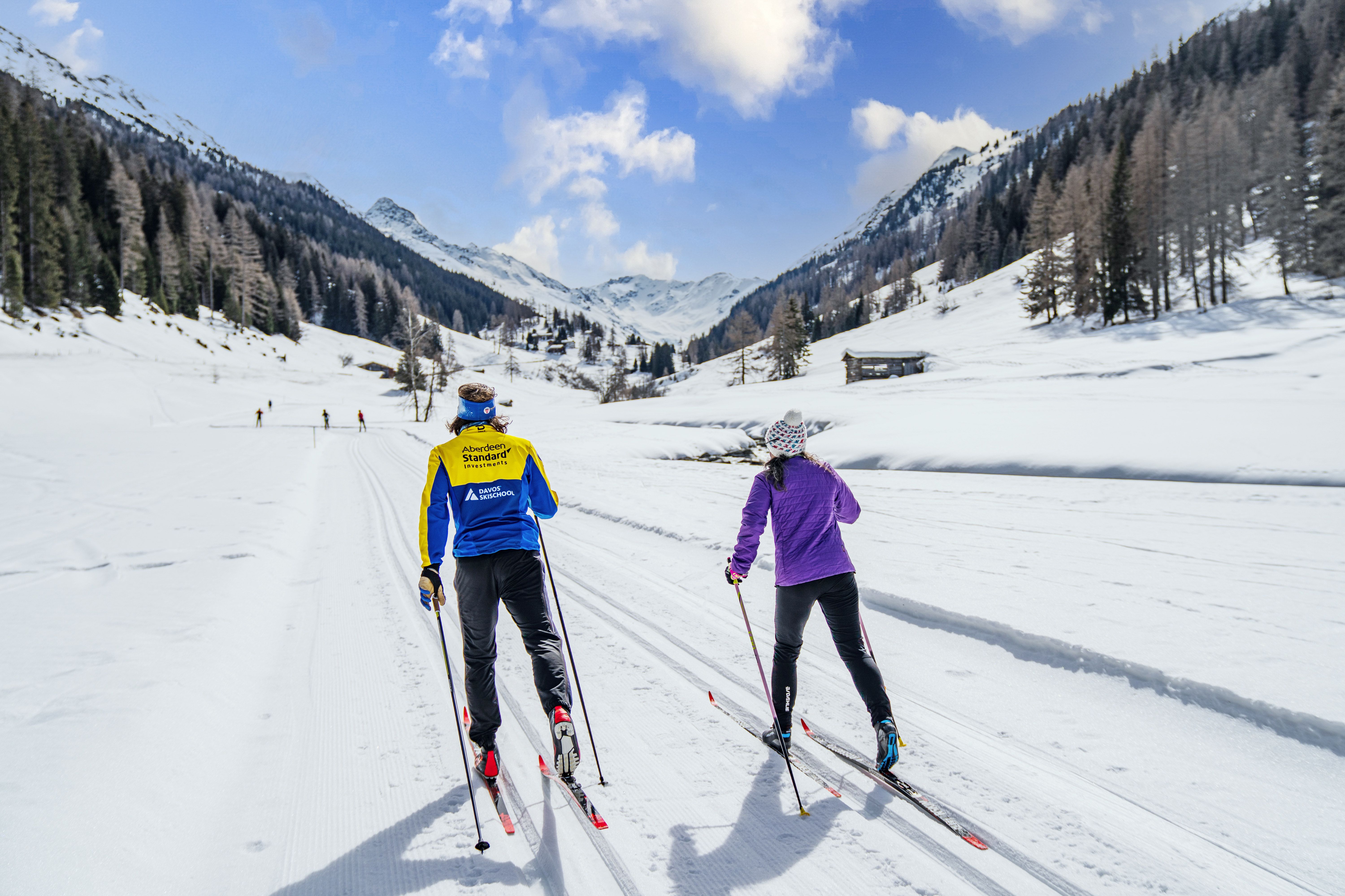 Langlaufen mit einem Nordic Guide in Davos Klosters