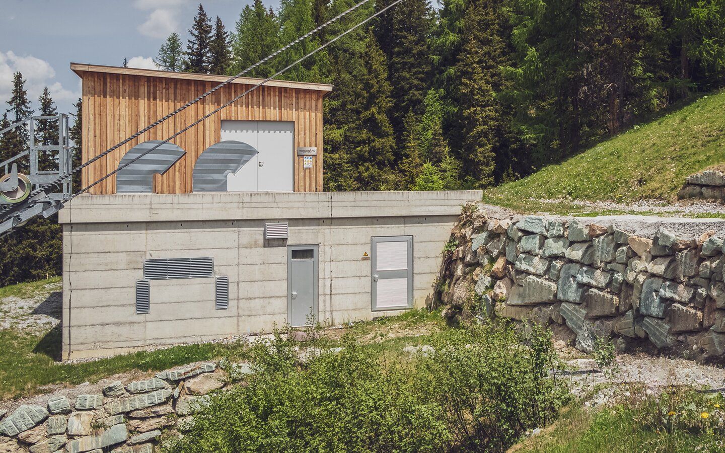 Hydroelectric power plant Davos Bergbahnen