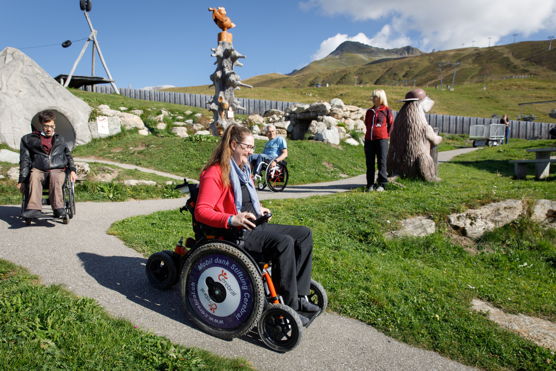 access unlimited barrierefreie Ferien Rollstuhl Berge Sommer Davos