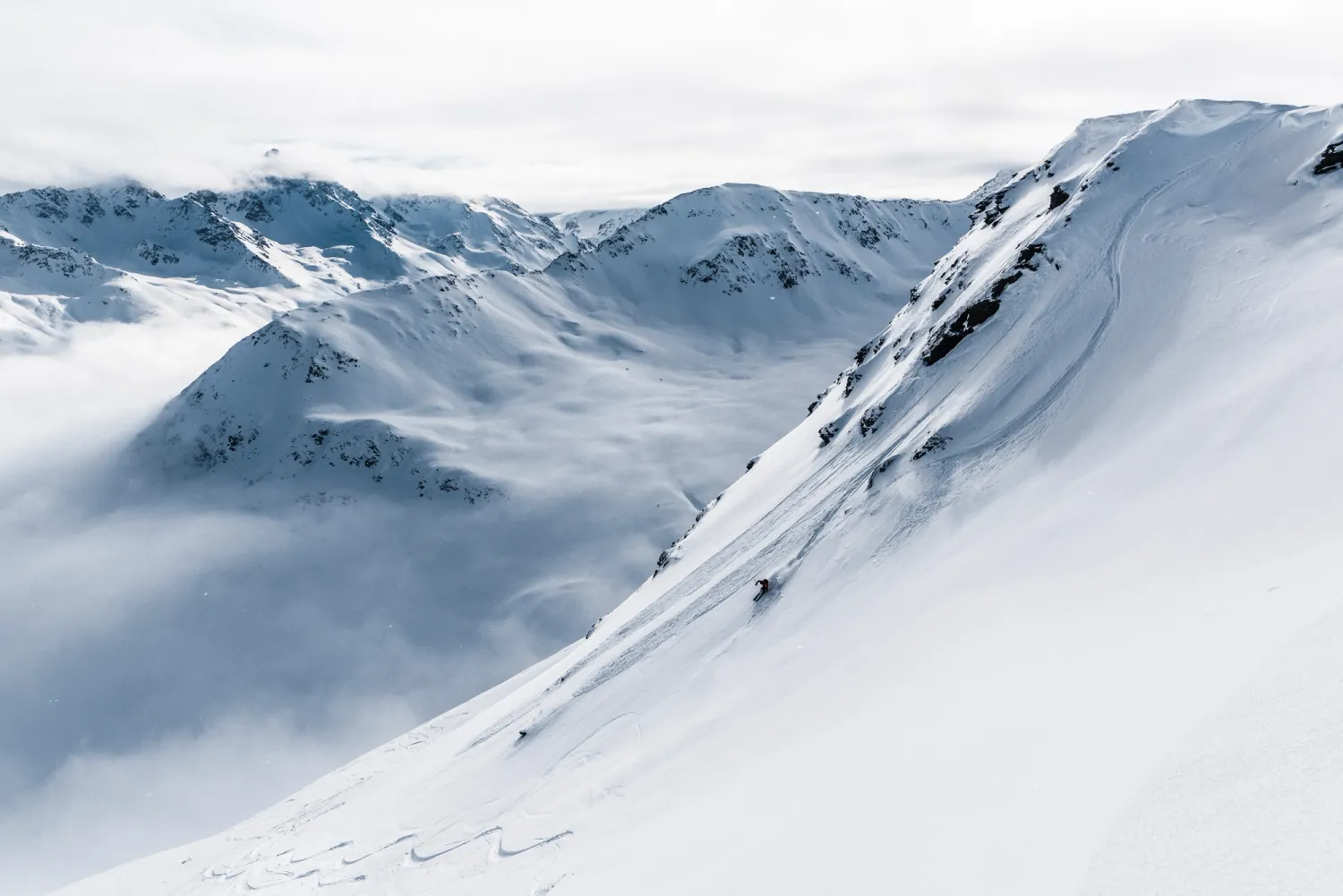 Freeride im Winter in Davos (c) tp media